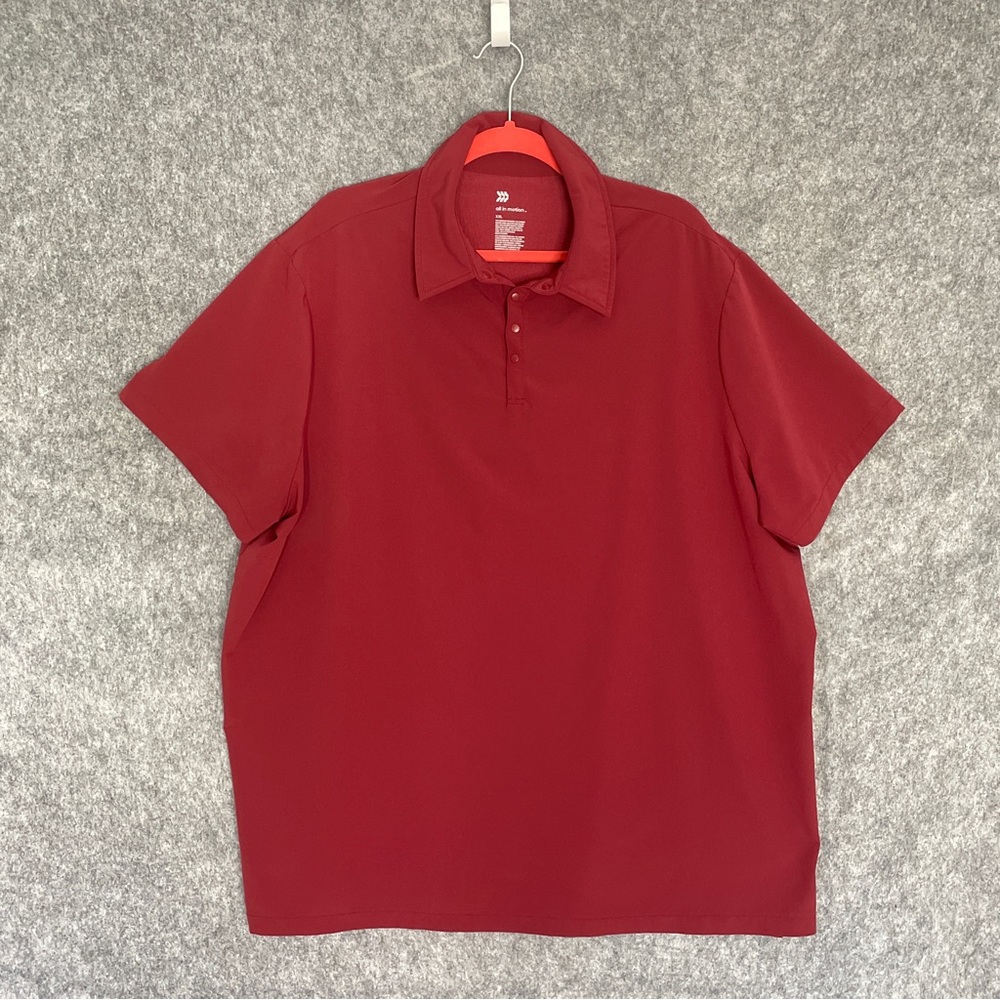 All In Motion Men’s Maroon Tshirt Size XXL